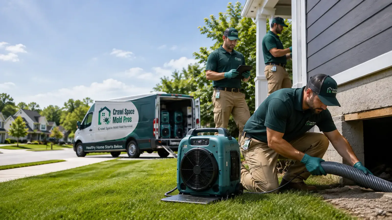 Crawl Space Mold Removal in Austin, IN